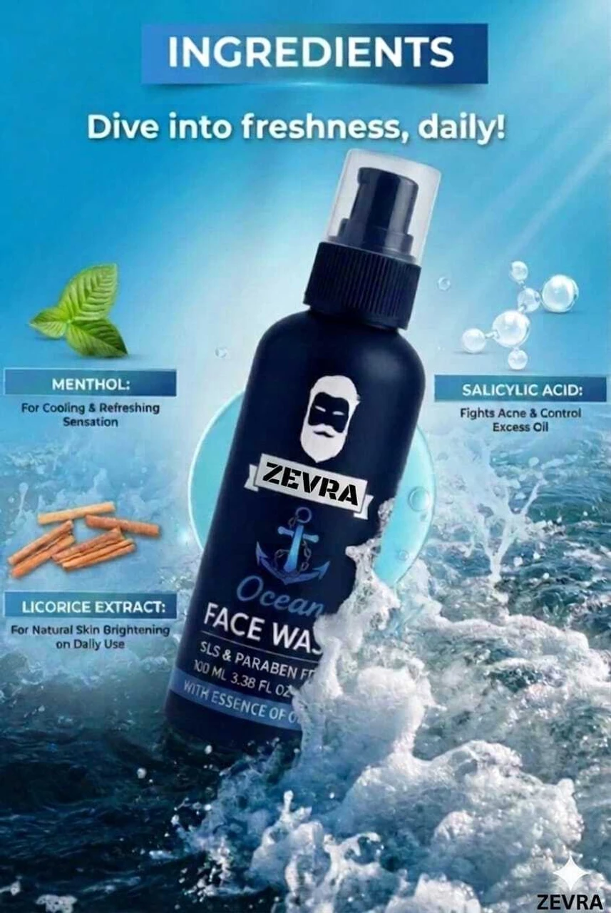 Oceans for Men, Fights Acne & Pimple, Brighten Skin