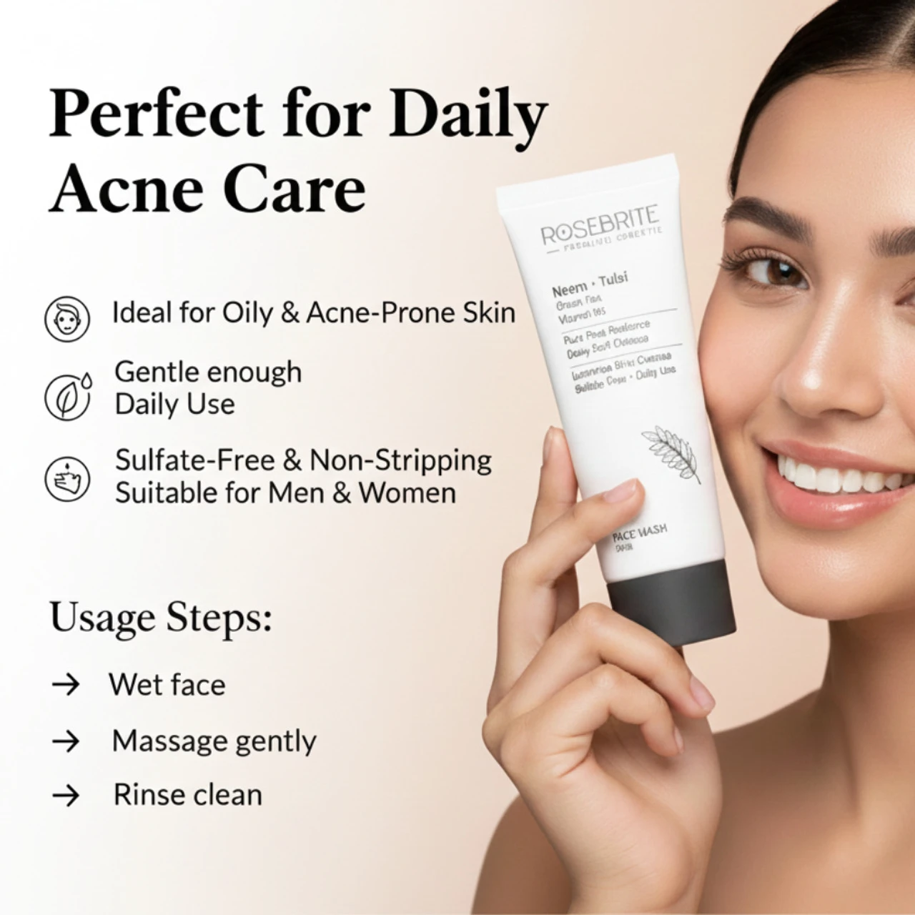 Neem Tulsi with Green Tea Extract, Niacinamide & Allantoin
