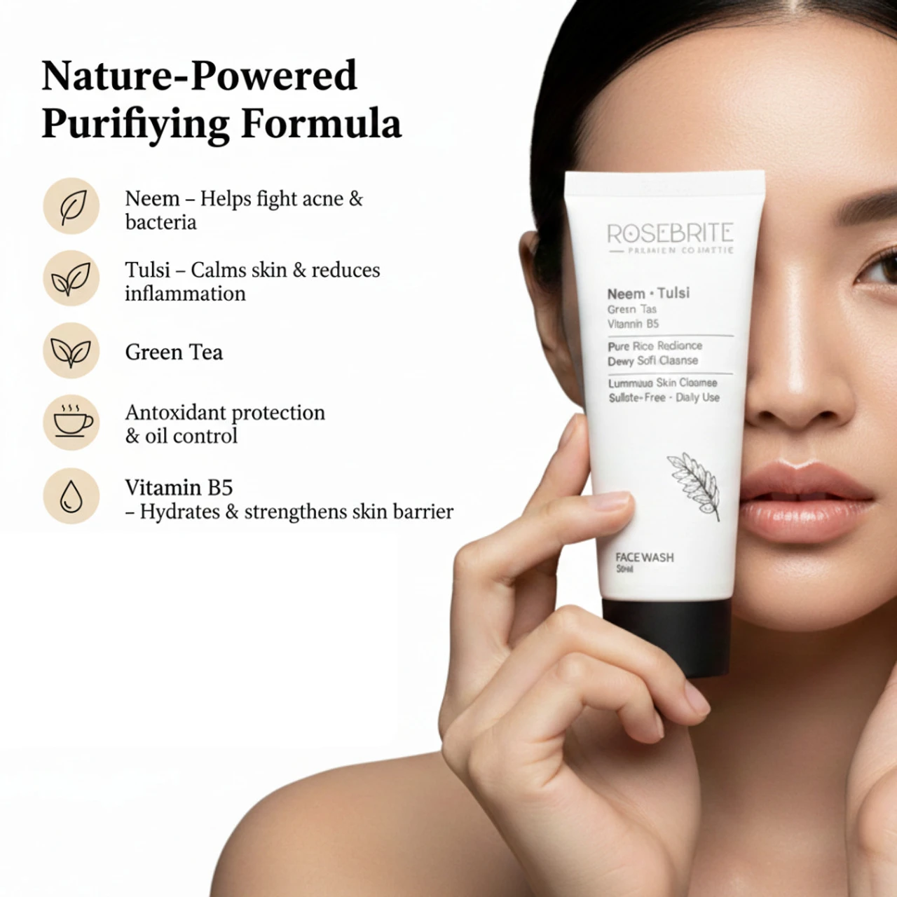 Neem Tulsi with Green Tea Extract, Niacinamide & Allantoin