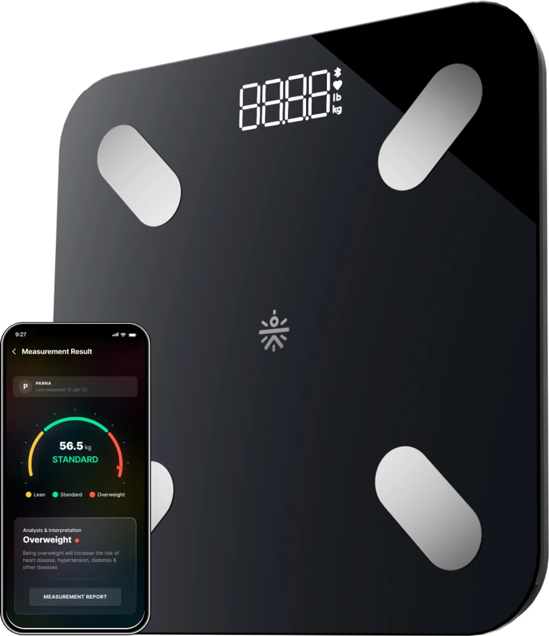 Cult Bluetooth Weight Machine, 20+ Parameters