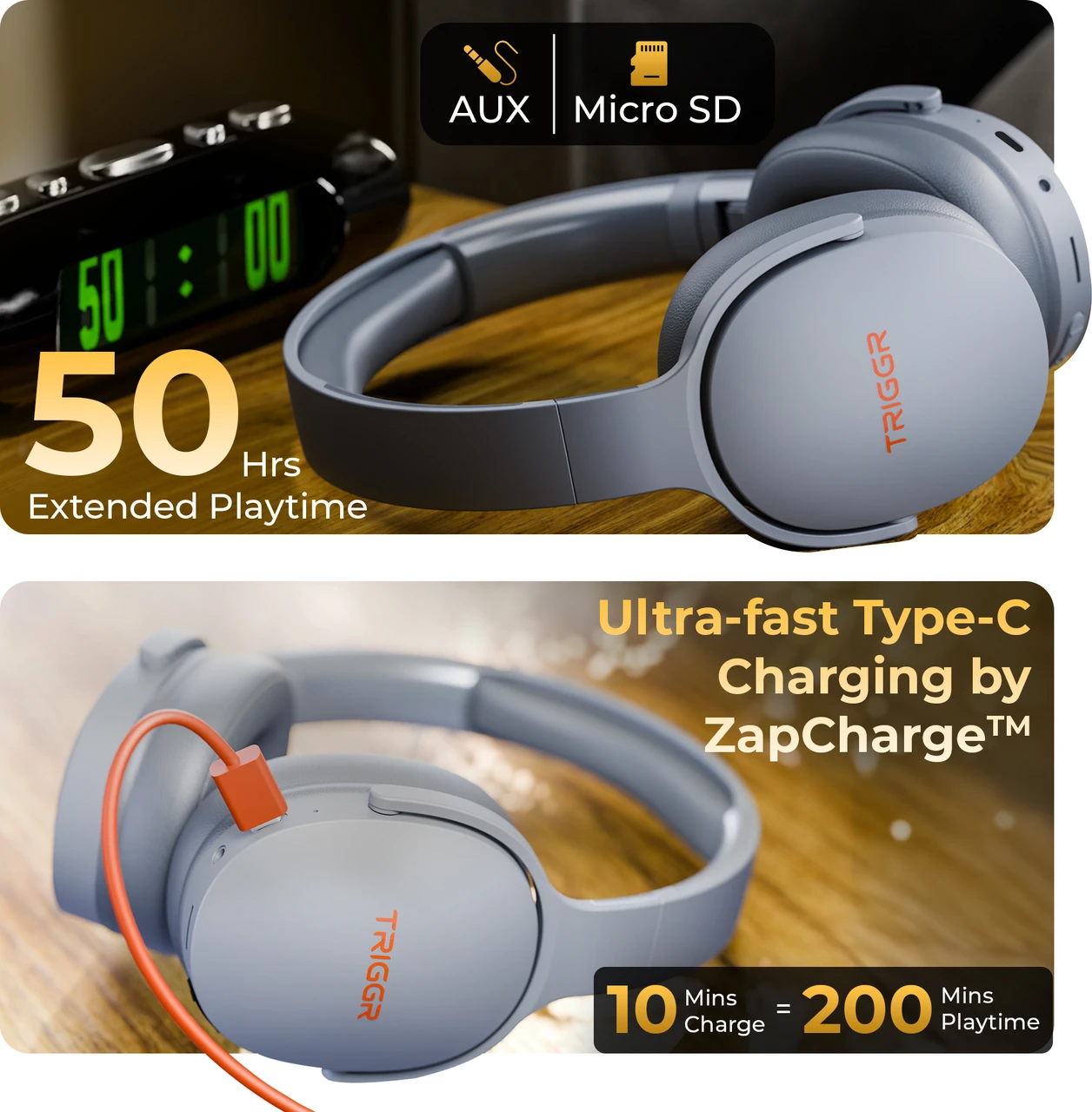 Trinity 2 with Dual Pairing, ENC, Fast Charge, 50H Battery