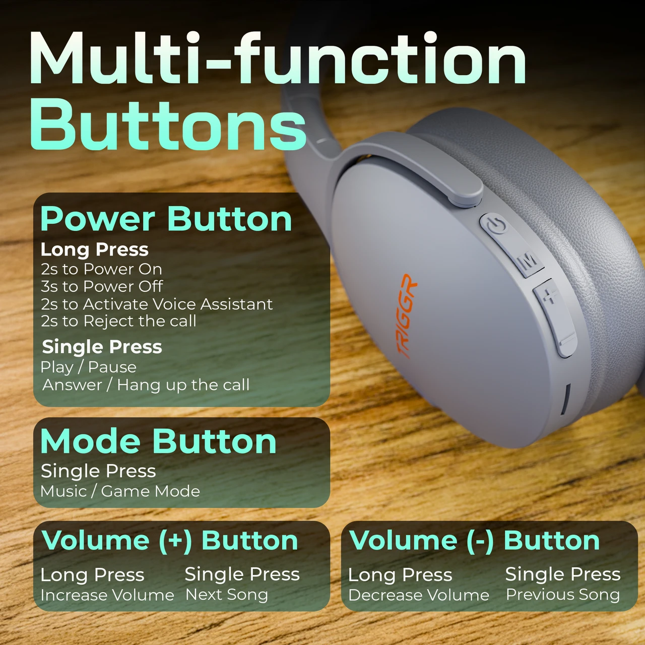 Trinity 2 with Dual Pairing, ENC, Fast Charge, 50H Battery